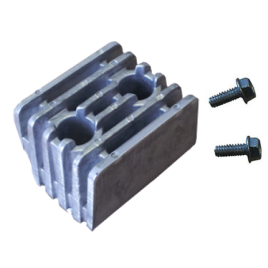 017687A Alu Anode Volvo Penta DPX Outdrive Cube.