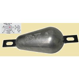 017699A Alu Romp Anode 0.9 kg. Las-/boutmontage.