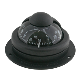 035210 Opbouwkompas 'Scout'. Bolle roos. Zwart.