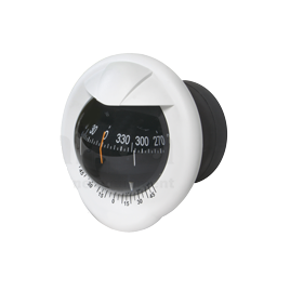 035270 Schotkompas 'Pegasus'. Bolle roos. Wit.