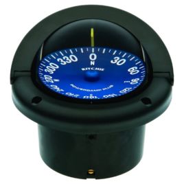 067018 'Ritchie SuperSport' Inbouwkompas SS-1002. Vlakke roos. Zwart.
