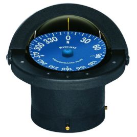 067021 'Ritchie SuperSport' Inbouwkompas SS-2000. Vlakke roos. Zwart.