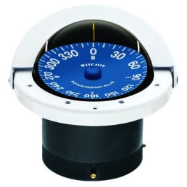 067024 'Ritchie SuperSport' Inbouwkompas SS-2000W. Vlakke roos. Wit.