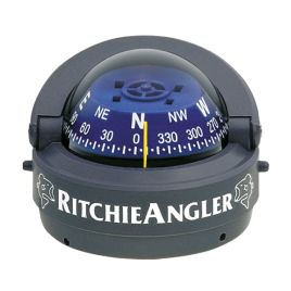 067032 'Ritchie Explorer/Angler' Opbouwkompas RA-93. Bolle roos. Grijs.