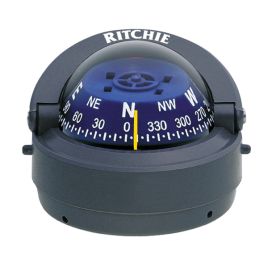 067034 'Ritchie Explorer' Opbouwkompas S-53G. Bolle roos. Grijs.