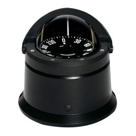 067052 'Ritchie Voyager' Opbouwkompas D-84. Vlakke roos. Zwart.