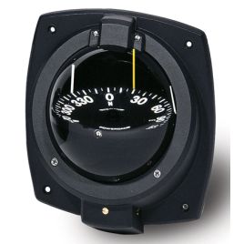 067072 'Ritchie HELMSMAN' Schotkompas HV-76. Vlakke roos. Zwart.