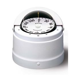 067092 Opbouwkompas 'Ritchie Navigator' DNW-200. Vlakke roos. Wit.