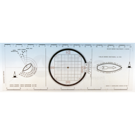 139040 Bretonse plotter - plexiglas koerslineaal.