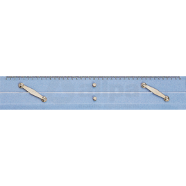 139043 Parallel lineaal van plexiglas 300 mm.