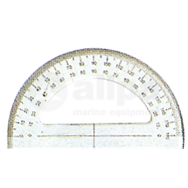 139045 Goniometer van plexiglas 180º - lengte 150 mm.