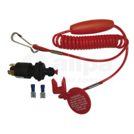 078626/P Sierra noodstopschakelaar compleet met spiraalsnoer.