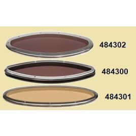 484300 Vast RVS patrijspoort 127x400mm.