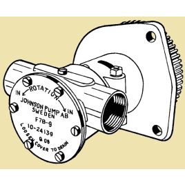 66-10-24183-1 Johnson flensmontage koelwaterpomp F7B-900.