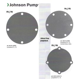 66-01-42398 Pompdeksel RVS voor Johnson F4/F5/Jabsco 3992. 