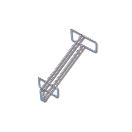 T0200230 RVS houder voor set Polypropyleen touw #T0206230.