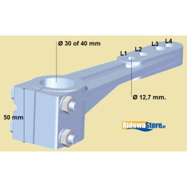 562140 Roerarm / Liever / Lever voor Ø40mm roerkoning.