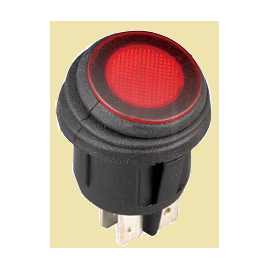 L061011901 Schakelaar kunststof 12V IP65 3 polig.