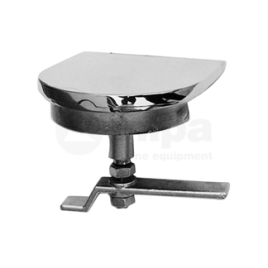 024330 Luiksluiting met draaidreep en deksel van RVS316.