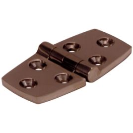 072230 Scharnier RVS - lengte 76 mm - breedte 38 mm. 