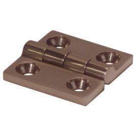 072236 Scharnier RVS - lengte 48 mm - breedte 48 mm. 