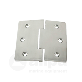 098205 Scharnier laag profiel RVS316 127x127mm.