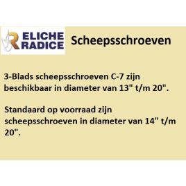 Eliche Radice scheepsschroeven C-7