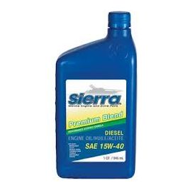 6418-95532 Sierra 15W40 motorolie - fles 0,946 L. 