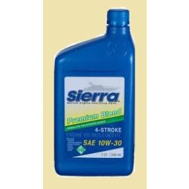 6418-94202 Sierra 10W30 4-takt olie - fles 0,946 L. 