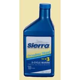 6418-95002 Sierra Blue Premium TC3-W3 2-takt olie - fles 0,946 L.