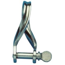 271100 Gedraaide plaatsluiting RVS - 5 mm - Breekkracht: 1.050 kg.