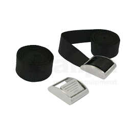 098101 Set (2x) spanbanden met RVS 316 clip - 2300x25mm.