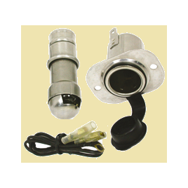 078625 RVS aansteker met verlichting.