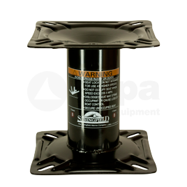 069370 Vaste stoelpoot Economy 178 mm hoog.