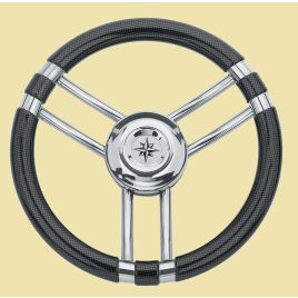 068710 Stuurwiel 'Model 22', kleur carbon, Ø 350 mm.