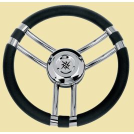 068712 Stuurwiel 'Model 22', kleur zwart, Ø 350 mm.