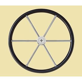 068760 RVS 'Type 6C' 6-spaaks stuurwiel carbonlook Ø 600 mm.