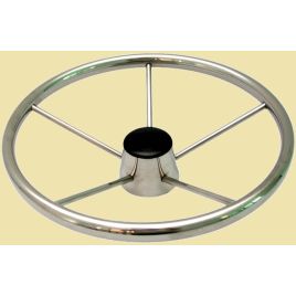 078806 Stuurwiel RVS 316, Ø 394 mm.