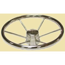 078811 Stuurwiel RVS Lux 316, Ø 394 mm.