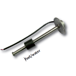 021811/T RVS Tankzender type USA 240-30 Ω - 12/24V - lengte 200 mm.