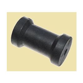 078022 Rubber kielrol 127 mm x Ø 16 mm.