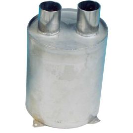 003400 Waterlock verticaal RVS 304. Slang Ø40 mm. 250x160mm.