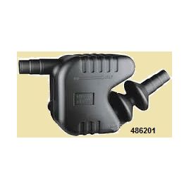 486201 Kunststof 20L. waterlock en demper. Slang Ø55, Ø60 en Ø65mm.