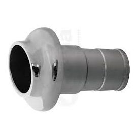 024140 Uitlaat huiddoorvoer RVS 316 recht. Slangtule 40 mm. 