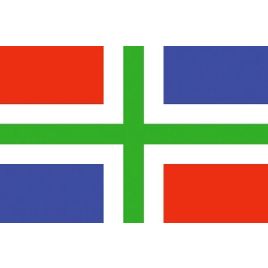 GR2030 Provincievlag Groningen - 200 x 300 mm.