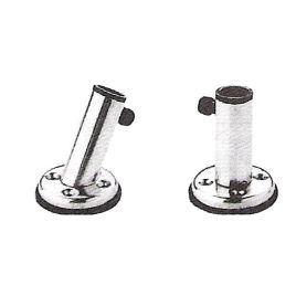 N2100140 RVS vlaggenstokhouder - schuinte 90º - Ø 22 mm.