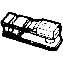 A326 Vorkeind voor bedieningskabels met M6 draad.