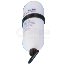 000105 Accumulator (expansietank) 13 mm. (1/2") slangaansluiting.