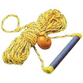 X0000600 Waterskilijn 22 m. aluminium handgreep 1x met kunststof bekleding.