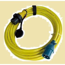 Z2010015 Walstroomkabel 16A/230V met stekkers (F+M). 